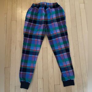 NWOT Vermont Flannel Company: Colorful Plaid Jogger Pants